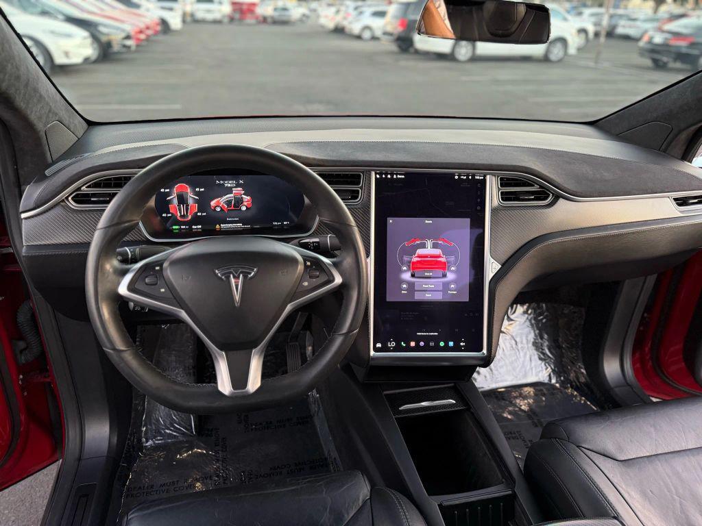 used 2017 Tesla Model X car, priced at $18,499