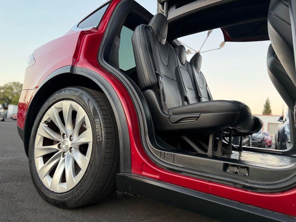 used 2017 Tesla Model X car, priced at $18,499