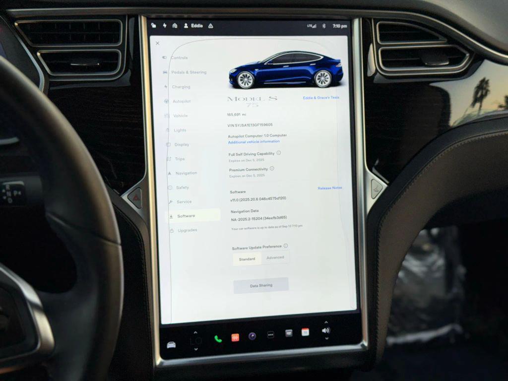 used 2016 Tesla Model S car, priced at $10,999