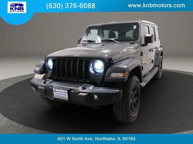 used 2021 Jeep Wrangler Unlimited car, priced at $21,649