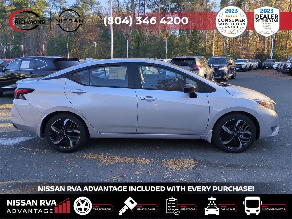 new 2025 Nissan Versa car, priced at $20,456