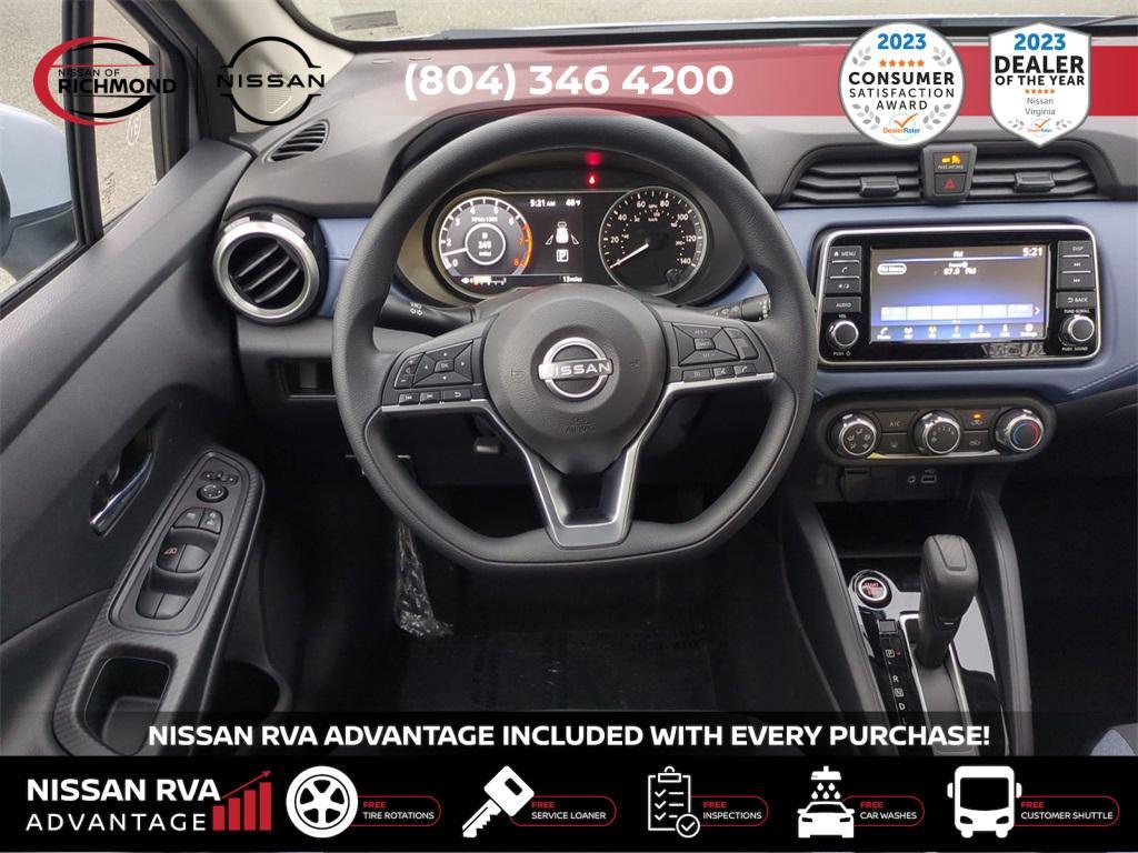 new 2025 Nissan Versa car, priced at $20,456