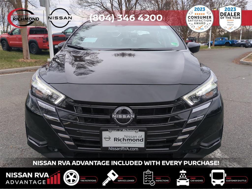 new 2025 Nissan Versa car, priced at $20,042
