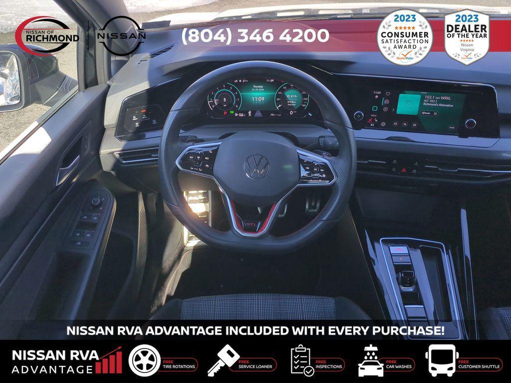 used 2024 Volkswagen Golf GTI car, priced at $26,985