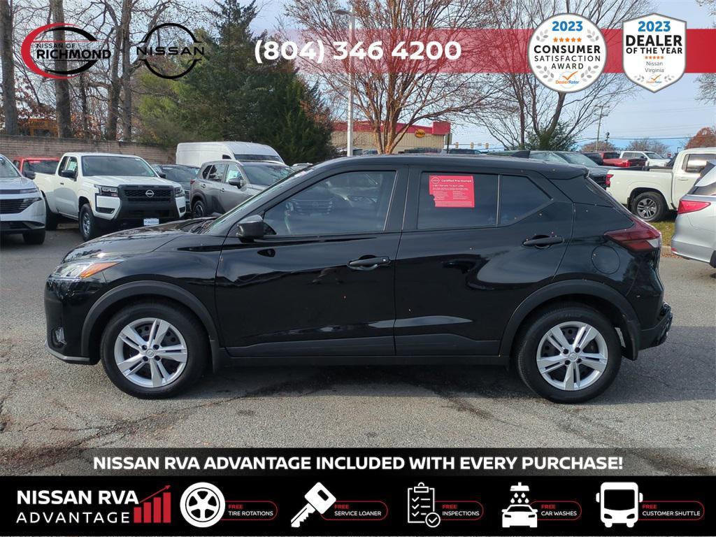 used 2024 Nissan Kicks car, priced at $18,595