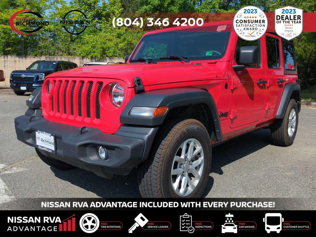 used 2023 Jeep Wrangler car, priced at $28,420