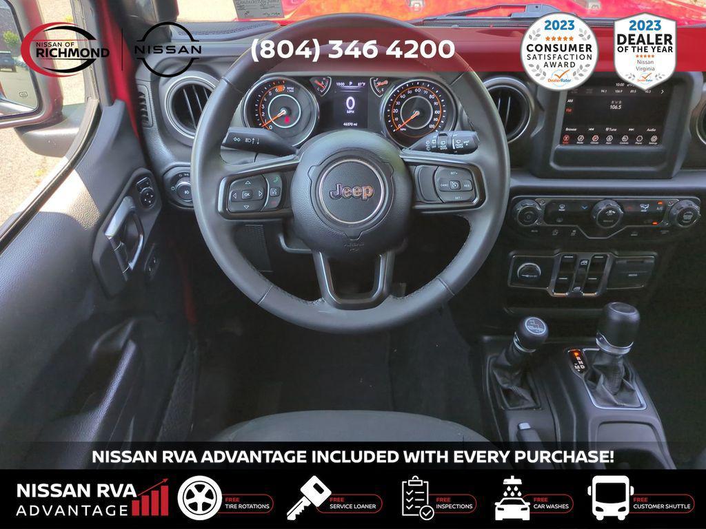 used 2023 Jeep Wrangler car, priced at $28,420
