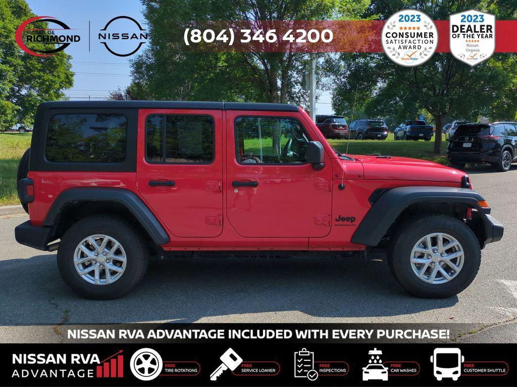 used 2023 Jeep Wrangler car, priced at $28,420