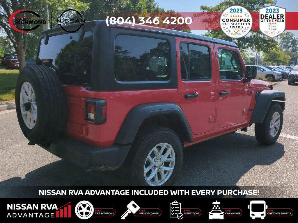 used 2023 Jeep Wrangler car, priced at $28,420