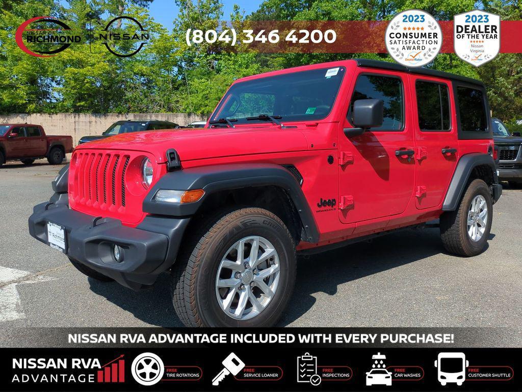 used 2023 Jeep Wrangler car, priced at $28,420