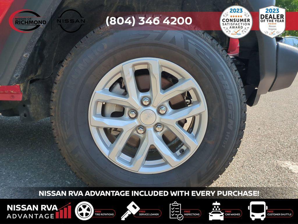 used 2023 Jeep Wrangler car, priced at $28,420