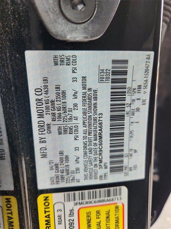 used 2021 Ford Bronco Sport car, priced at $22,999