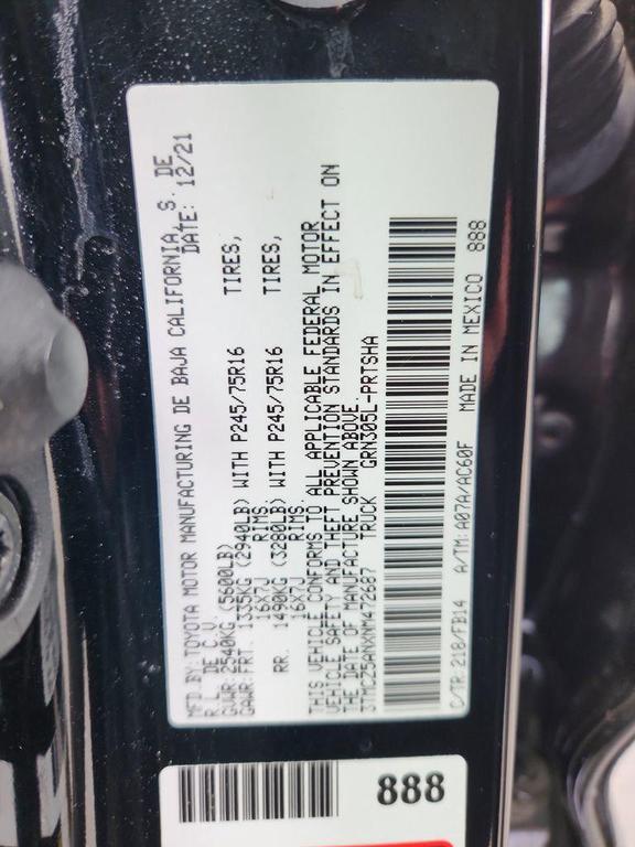 used 2022 Toyota Tacoma car, priced at $35,399