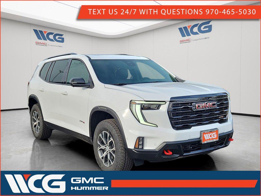 new 2026 GMC Acadia car, priced at $60,924