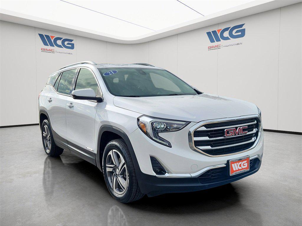 used 2021 GMC Terrain car, priced at $20,599