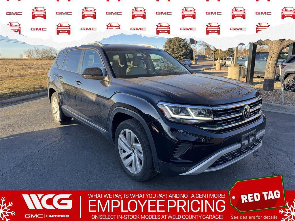 used 2021 Volkswagen Atlas car, priced at $27,299