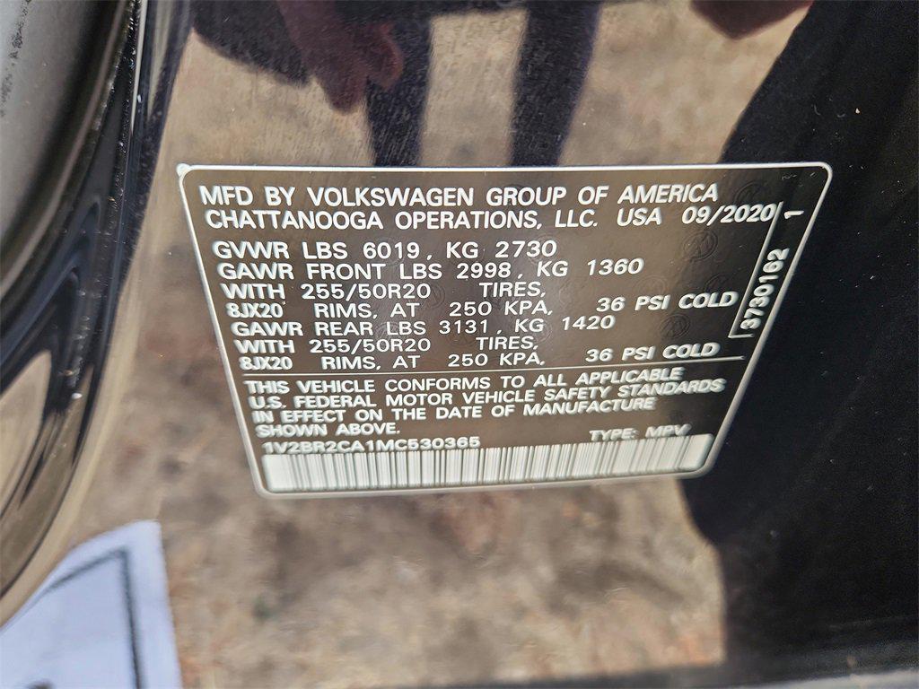 used 2021 Volkswagen Atlas car, priced at $26,799