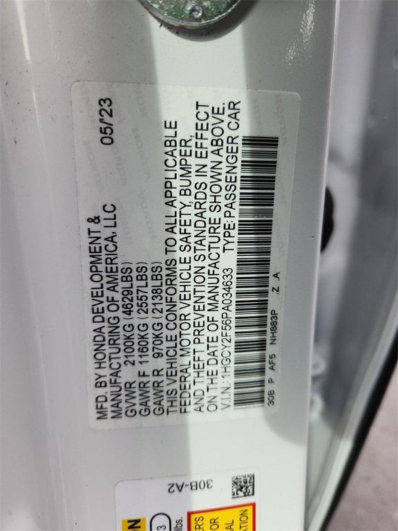 used 2023 Honda Accord Hybrid car, priced at $24,299