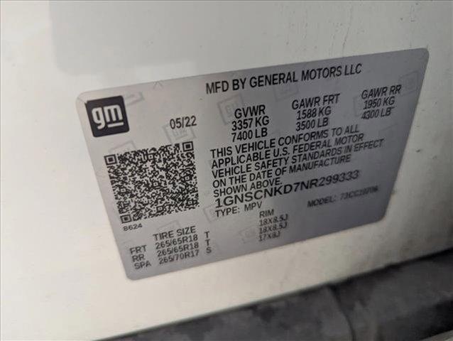 used 2022 Chevrolet Tahoe car, priced at $39,505