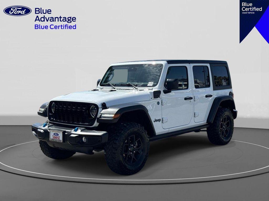 used 2024 Jeep Wrangler 4xe car, priced at $28,600