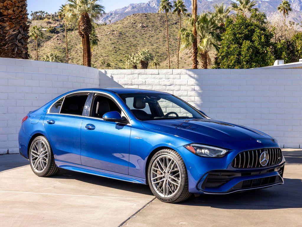 used 2023 Mercedes-Benz AMG C 43 car, priced at $46,989