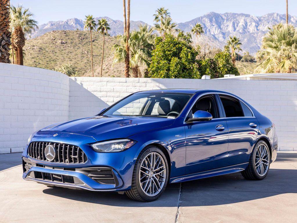 used 2023 Mercedes-Benz AMG C 43 car, priced at $46,989