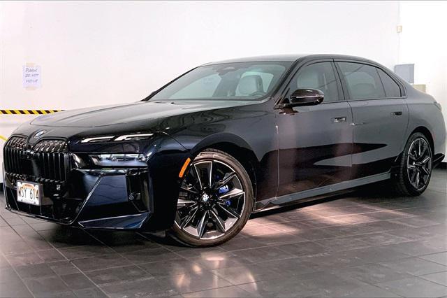 used 2023 BMW 740 car, priced at $70,495