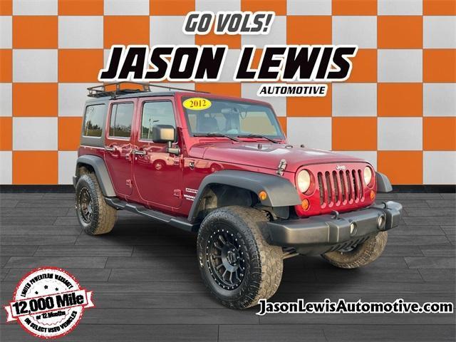 used 2012 Jeep Wrangler Unlimited car, priced at $9,645