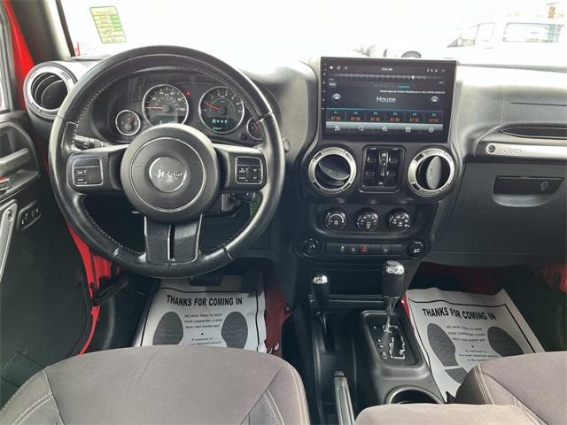 used 2015 Jeep Wrangler Unlimited car, priced at $12,245