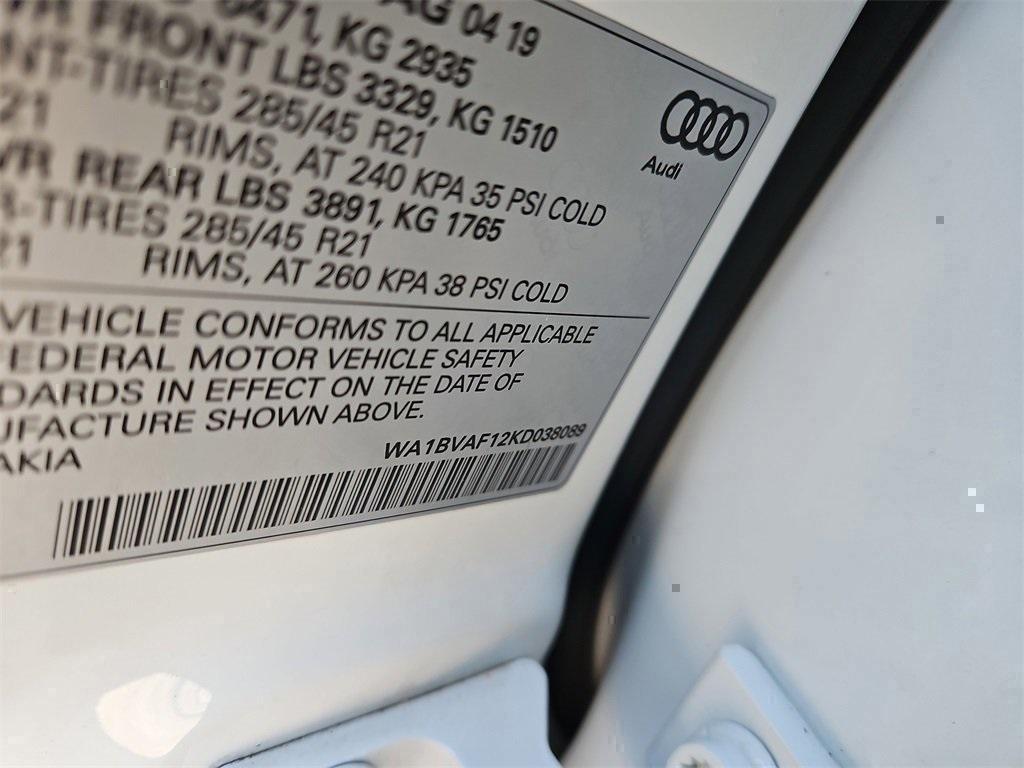 used 2019 Audi Q8 car, priced at $30,487