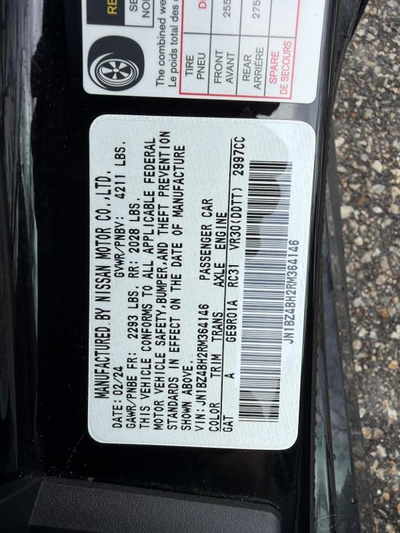 used 2024 Nissan Z car, priced at $46,888