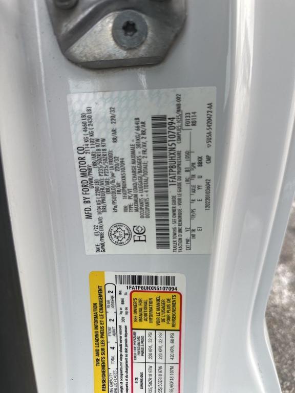 used 2022 Ford Mustang car, priced at $23,201