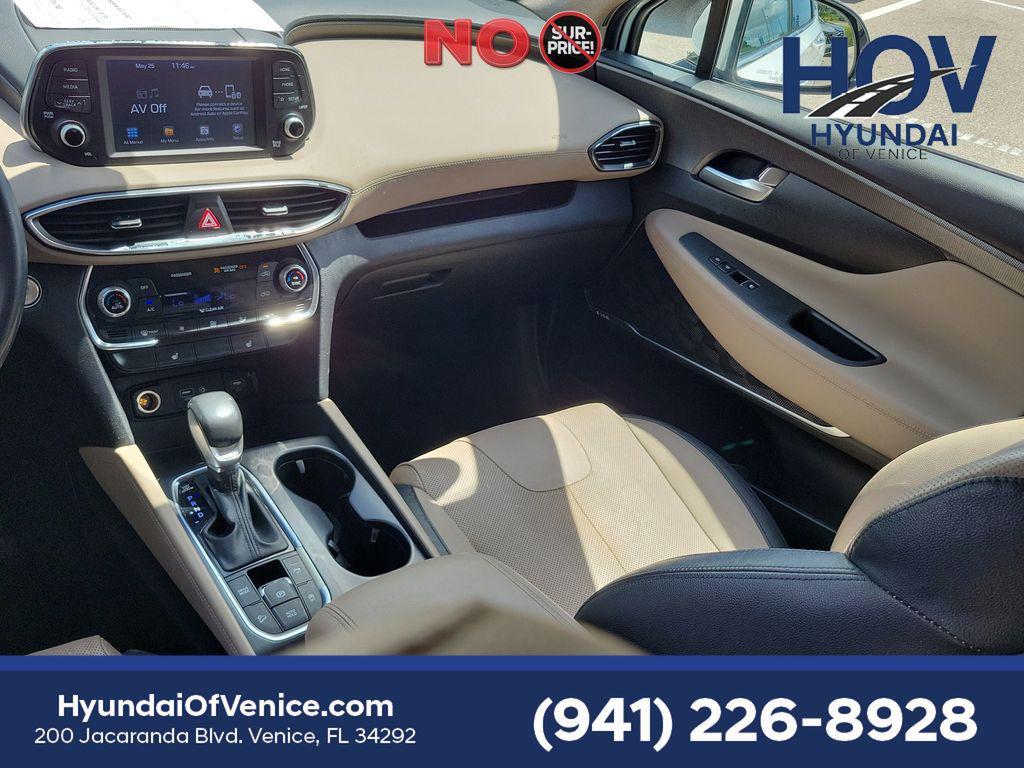 used 2019 Hyundai Santa Fe car, priced at $16,195