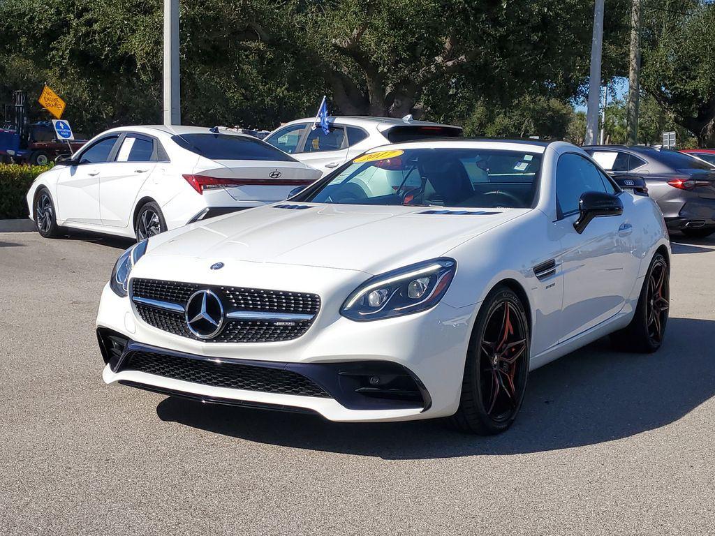 used 2017 Mercedes-Benz AMG SLC 43 car, priced at $34,436