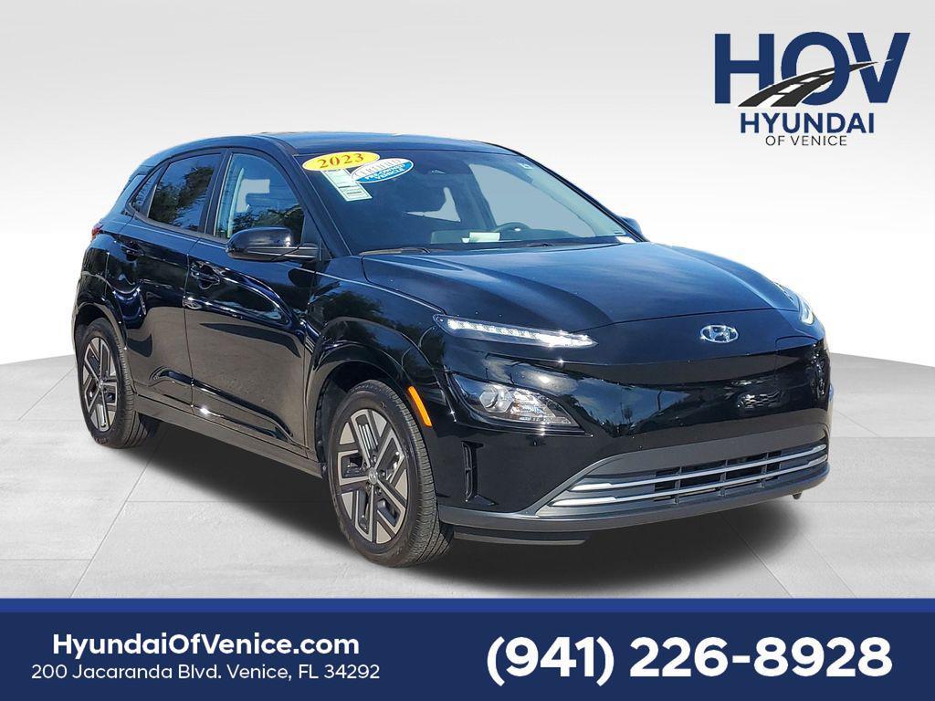 used 2023 Hyundai Kona EV car, priced at $18,988