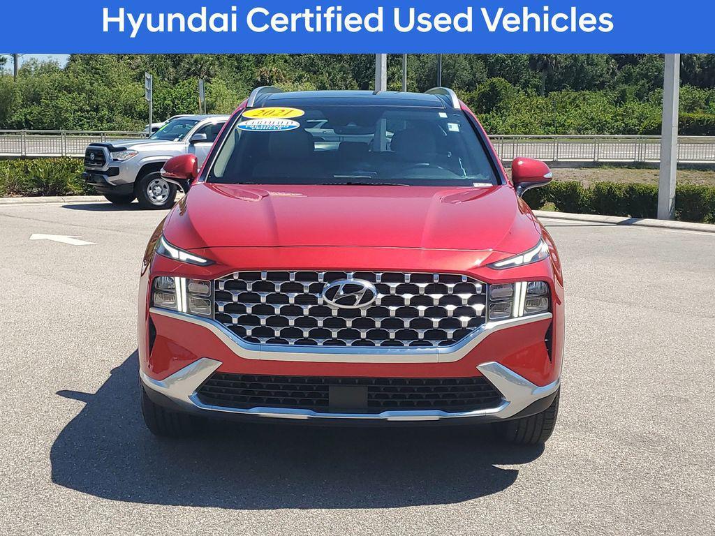 used 2021 Hyundai Santa Fe car, priced at $22,022