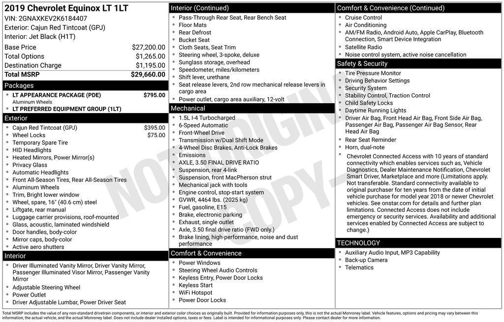 used 2019 Chevrolet Equinox car, priced at $12,979
