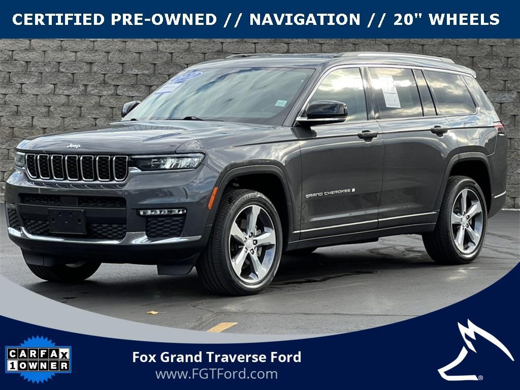 used 2022 Jeep Grand Cherokee L car, priced at $29,000