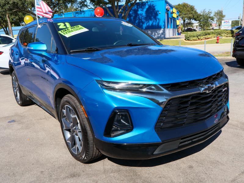 used 2021 Chevrolet Blazer car, priced at $26,880