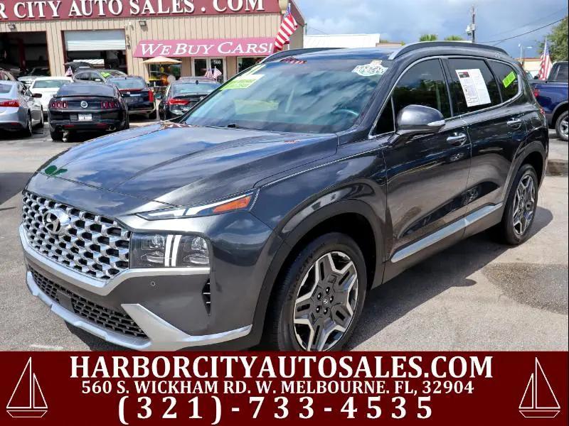 used 2021 Hyundai Santa Fe car, priced at $24,995