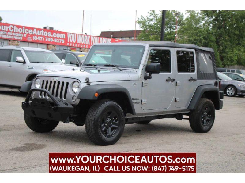 used 2016 Jeep Wrangler Unlimited car, priced at $10,999