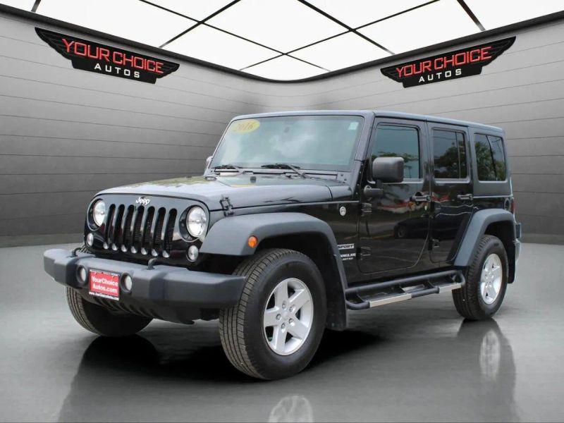 used 2016 Jeep Wrangler Unlimited car, priced at $16,999