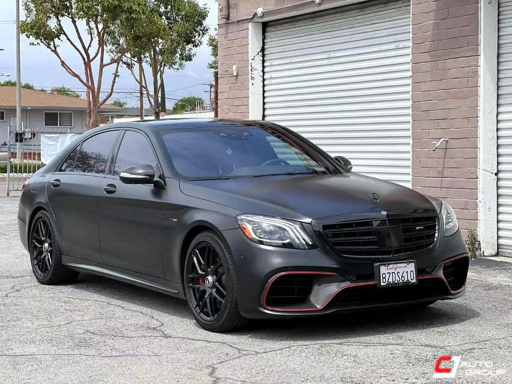 used 2020 Mercedes-Benz AMG S 63 car, priced at $83,500