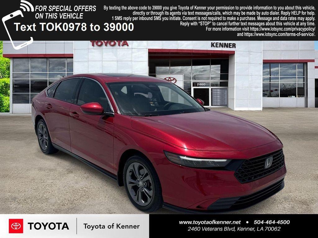 used 2024 Honda Accord car, priced at $28,427