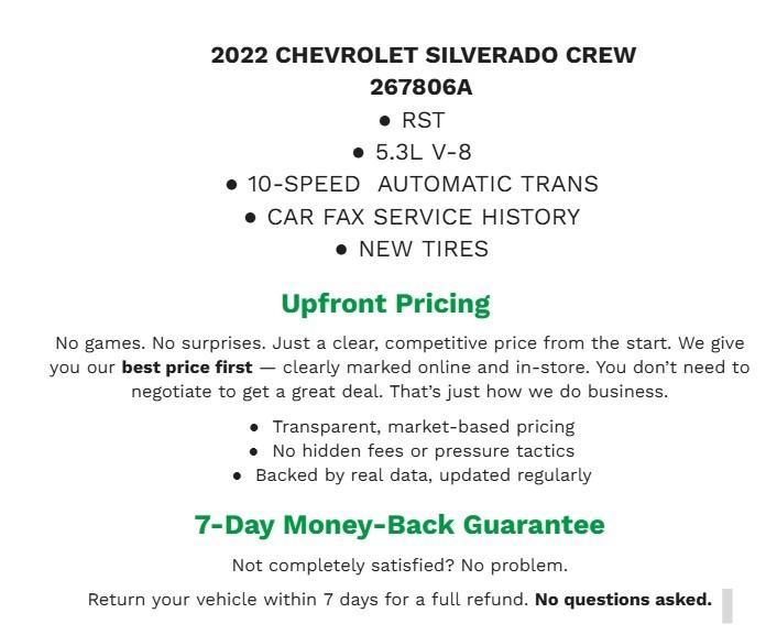 used 2018 Chevrolet Silverado 1500 car, priced at $21,502