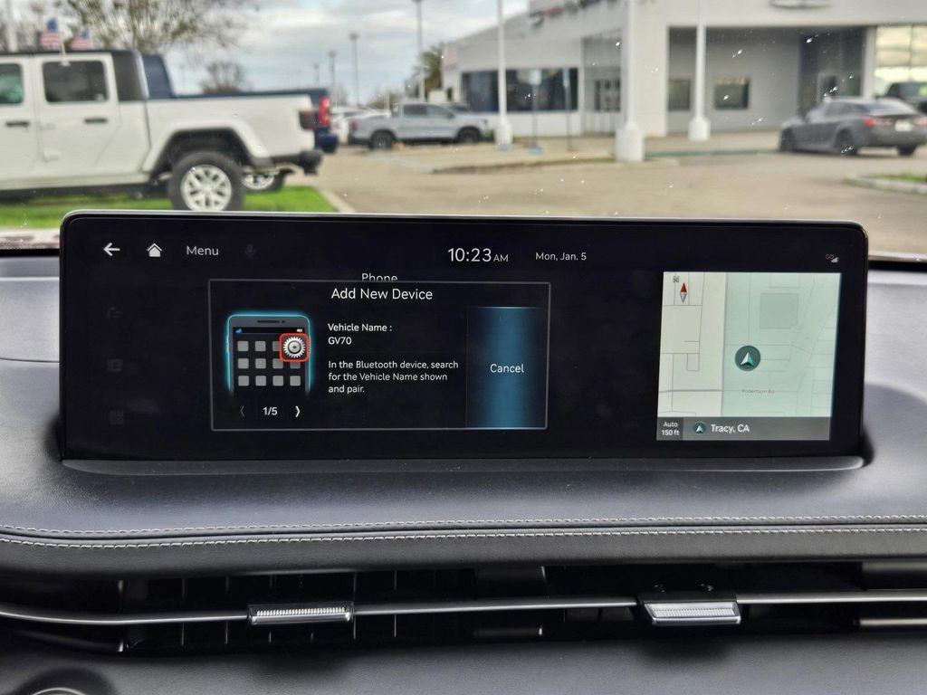 used 2023 Genesis GV70 car, priced at $34,188