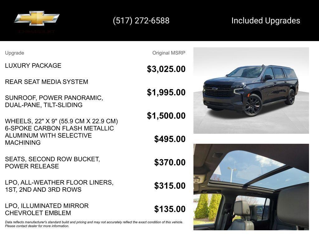 used 2023 Chevrolet Suburban car, priced at $53,500