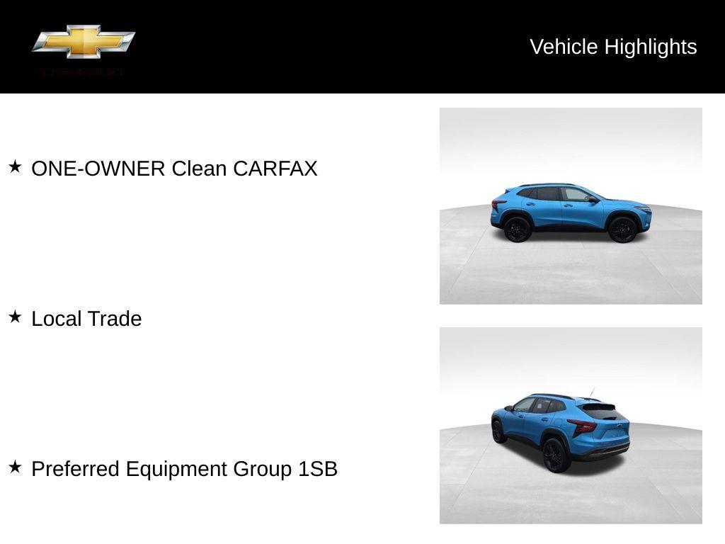 used 2025 Chevrolet Trax car, priced at $25,100