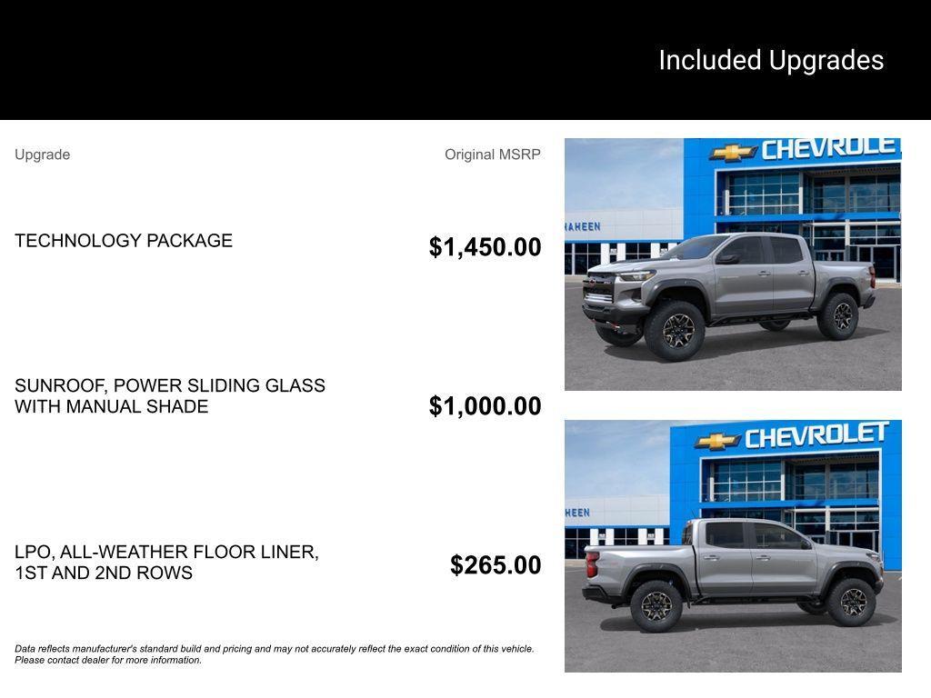 new 2026 Chevrolet Colorado car, priced at $51,082