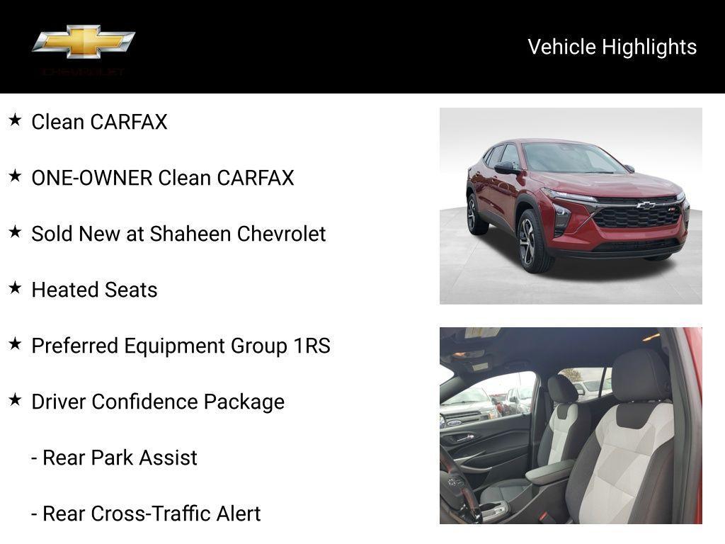 used 2024 Chevrolet Trax car, priced at $21,695